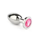 Mr. Steel Jeweled Anal Plug – L – Pink — Photo 1