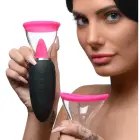 Lickgasm Mini стимулятор с функцией лизания и всасывания – розовый — Фото 11