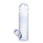 NMC 2 Seductive Tickler Sleeves Set – clear TPE flexible sleeves with suction base – 14 cm / 13 cm — Photo 3
