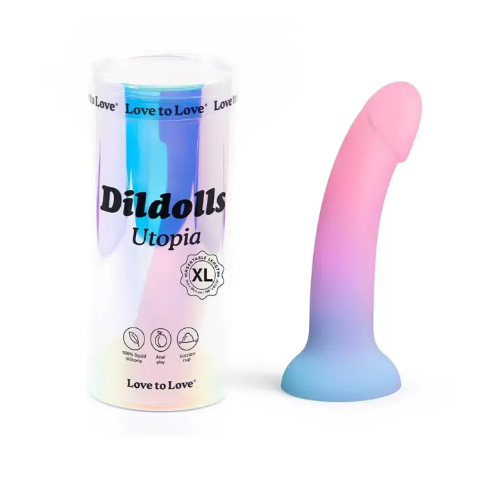 Dildolls Utopia XL - Reālistisks dildo ar piesūcekni – 21 cm (8.3″)