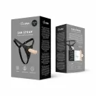TOYJOY Strap-On System reguliuojamas silikoninis diržas – 18 cm (7″) – juodas — Nuotrauka 3