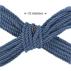Polyester Bondage Rope – 10 m – Navy Blue — Photo 1