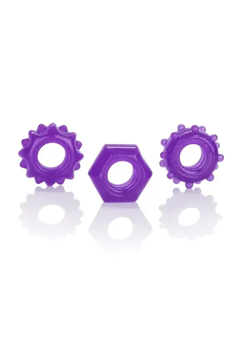 Reversible Cock Ring Set – Purple