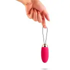 Elva Plum Red uzlādējams lodes vibrators ar tālvadības pulti – 8.1 cm — Foto 7