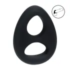 LEVELZ Double Cock and Ball Ring – Black — Photo 2