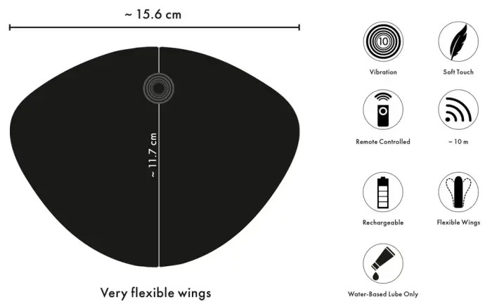 Coup!es Choice RC Lay-On Multi Toy – 11.7 cm (4.6″) – Daudzkrāsains Foto 14