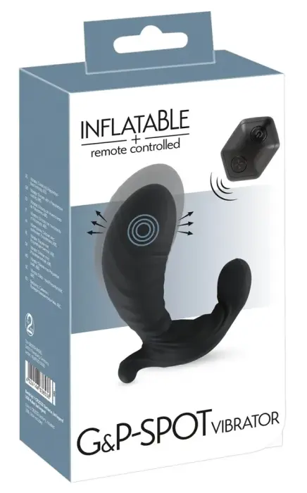 Piepūšams G-punkta vibrators ar tālvadības pulti – 12 cm (4.7″) – Rozā