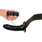 FFSFHOH vibrējošs strap-on dildo – 17 cm (6.7″) – melns — Foto 5