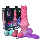 Monstar Cox Alienspawn dildo – 20.3 cm (8″) – rozā-violets — Foto 9