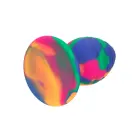 Cheeky Swirl Anal Plug – M – Multicolored — Photo 2