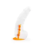 Dinoo Primal - Bronto dildo – 31 cm (12.2″) – Caurspīdīgs — Foto 4