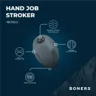 Boners Flexible Masturbator with Textured Interior – 7.5 cm – Clear — Photo 2