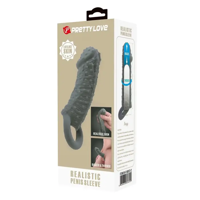 PRETTY LOVE - Fogg, TPR Penis Sleeve