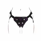 Get Real Lace Harness – pitsilised strap-on rakmed 3 silikoonrõngaga – lilla — Foto 4