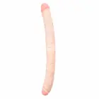 EasyToys – paindlik kahe otsaga dildo – kehaohutu silikoon – roosa – 50 cm — Foto 1