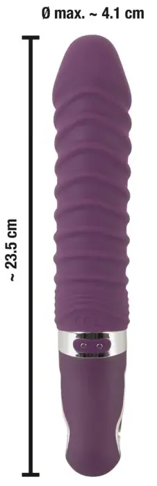 Sweet Smile sildošais vibrators – 23.5 cm (9.25″) – rozā Foto 10