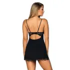 Bielizna-Luvae комплект бэбидолл и стринги – чёрный – L/XL — Фото 2