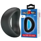 Crazy Bull Valen – Silicone Cock Ring – Black — Photo 1