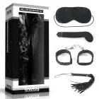 Deluxe Bondage Kit – flogger, cuffs, G-spot vibrator & blindfold — Photo 1