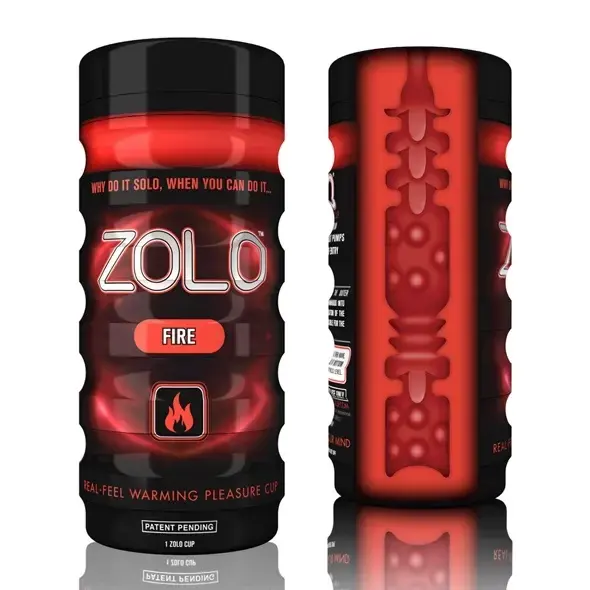 Zolo Cup Fire – kompaktne masturbaator – must