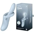 Satisfyer Heat Flex 4 vibrējošs un sildošs klitora stimulators – 16 cm (6.3″) – zils — Foto 1