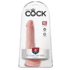 King Cock Realistic Dildo with Balls and Suction Cup – 15.2 cm (6″) — Photo 1