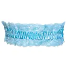 Cottelli Accessories Lace Garter Blue with Satin Bow 5.5cm — Photo 4