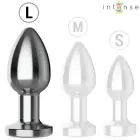 INTENSE Metal Plug L with Remote – 10.1 cm – Silver — Photo 6