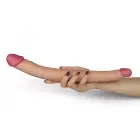Realistiškas gyslotas dvipusis dildo – 35.5 cm (14″) — Nuotrauka 6