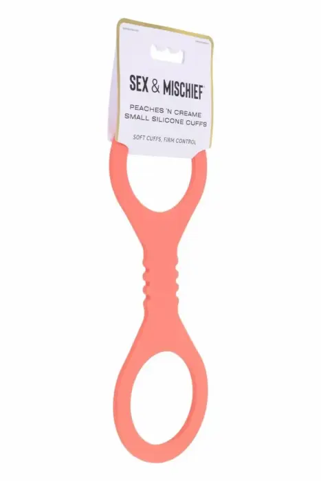 PEACHES 'N CREAME Small Silicone Cuffs – манжеты – силикон – розовый – 24 см