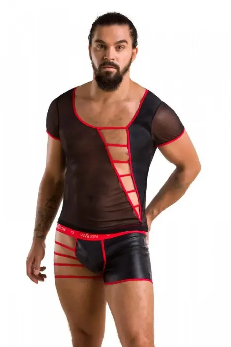 Passion 055 MARK Lingerie Set – Black – L/XL