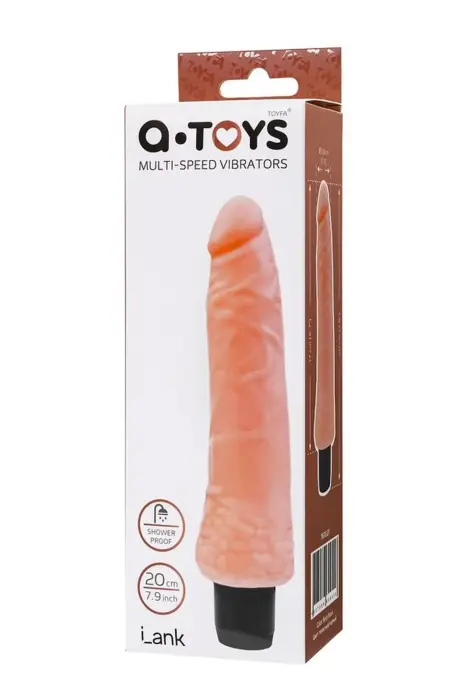A-TOYS 761021 реалистичный многоскоростной вибратор – 17 см – красный