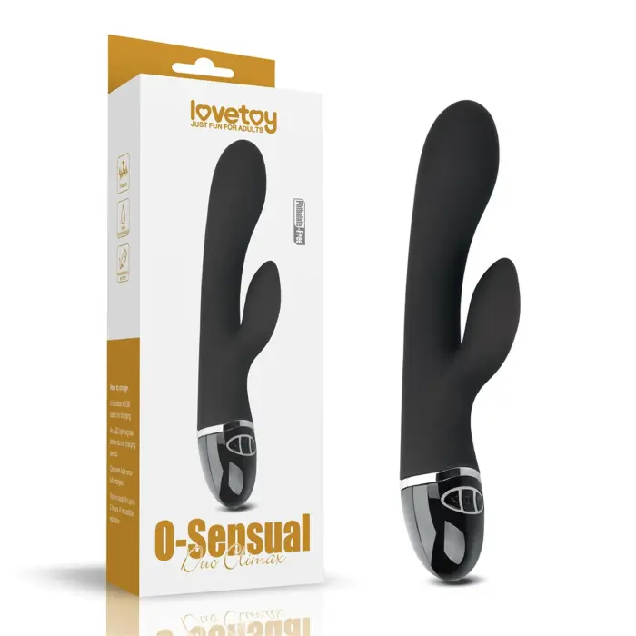 O-Sensual Clit Duo Climax – rechargeable dual stimulator for G-spot and clitoris