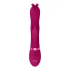 Gada Bunny Ear G-Spot Rabbit Vibrator with Pulse Wave Shaft – Pink — Photo 2