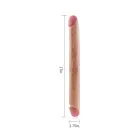 LoveToy – реалистичный тонкий двойной дилдо king size – 43,2 см — Фото 8