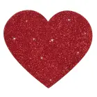 You2Toys Heart Pasties – накладки на соски – блестящий красный — Фото 4