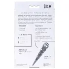 Sportsheets Sensory Fingertips – metal fingertips for sensory play, set of 5 – black — Photo 7