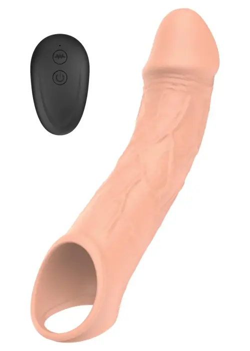Stymulator Vibrating Penis Extension – 10 Functions – Remote Control