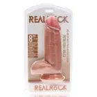 Itin storas tiesus dildo su sėklidėmis – 20.3 cm (8″) – kūno spalva — Nuotrauka 1