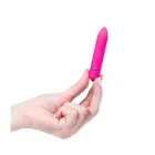 Rozā lodes vibrators mini – 9 cm (3.5″) Foto 2