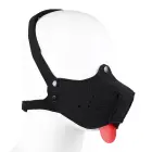 Neoprene Puppy Dog Mouth Mask – Black — Photo 1