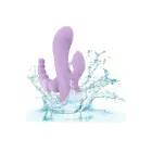Elastīgs Triple Rumbler vibrators – 18 cm (7″) – violets Foto 8