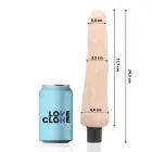 LoveClone Ragnar savaime pasitepantis vibruojantis dildas – 24.5 cm (9.6″) — Nuotrauka 2