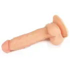 LoveToy The Ultra Soft Dude – realistiškas dildo – TPE – kūno spalvos – 20,3 cm — Nuotrauka 12