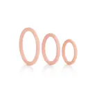 Tri-Rings комплект колец для члена – телесный — Фото 3