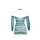 Garām piedurknēm tīkliņa mini kleita – Queen Size Foto 14