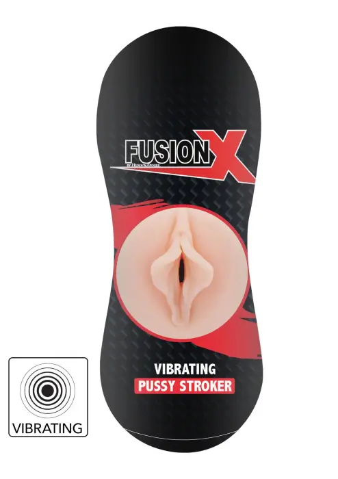 Vibrējošs vagīnas masturbators – miesas krāsa