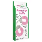 Furry Fun пушистые наручники – розовые — Фото 2