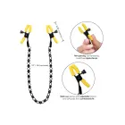 Boundless Adjustable Nipple Clamps with Chain – Black — Photo 4