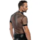 Men's Mesh and Wet Look Shirt – L — Photo 5